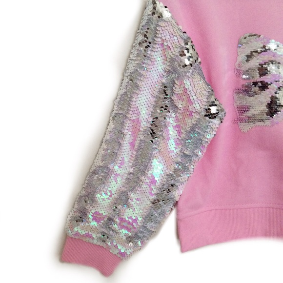 ✨JoJo Siwa Nickelodeon Flip Sequin Sweatshirt Top - Picture 6 of 6